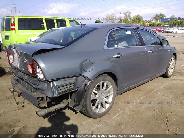 1G1ZK577X84273123 - 2008 CHEVROLET MALIBU LTZ 灰色 照片 4