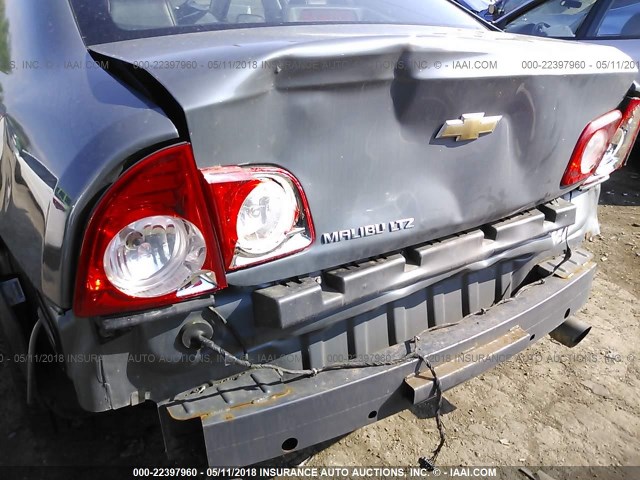 1G1ZK577X84273123 - 2008 CHEVROLET MALIBU LTZ 灰色 照片 6