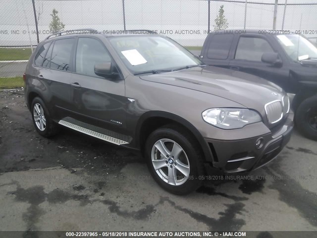 5UXZW0C52BL659663 - 2011 BMW X5 XDRIVE35D BROWN photo 1