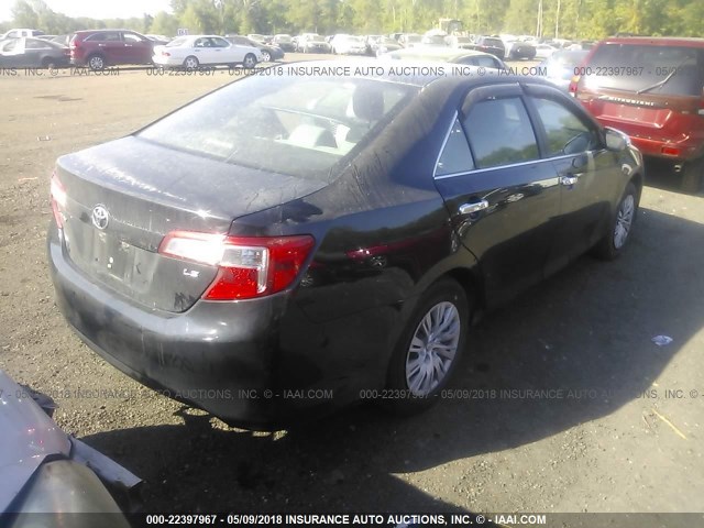 4T4BF1FK8DR291983 - 2013 TOYOTA CAMRY L/SE/LE/XLE 黑色 照片 4