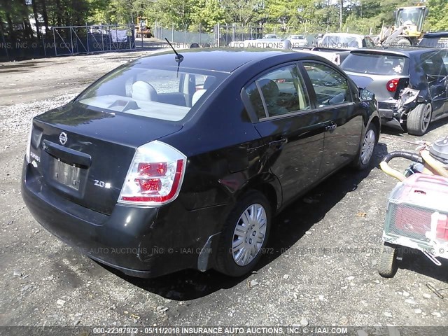 3N1AB61EX7L679481 - 2007 NISSAN SENTRA 2.0/2.0S/2.0SL BLACK photo 4