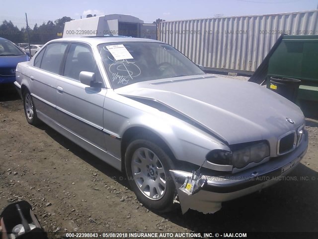 WBAGH83401DP21527 - 2001 BMW 740 IL SILVER photo 1