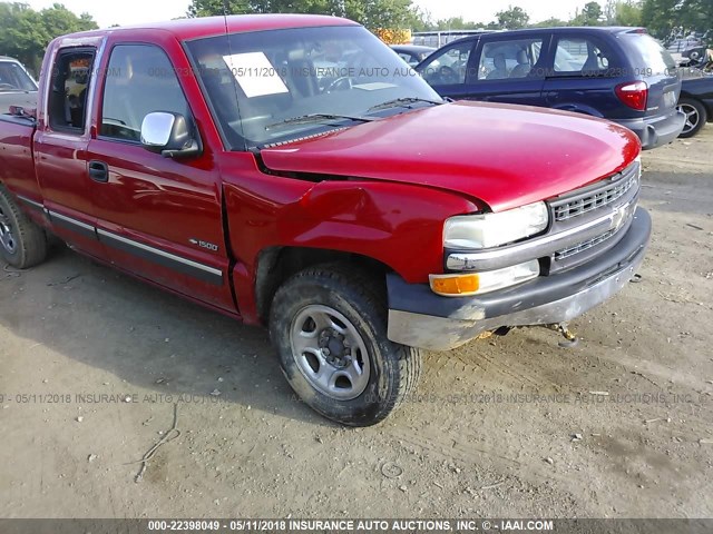 2GCEK19T4Y1269170 - 2000 CHEVROLET SILVERADO K1500 RED photo 6