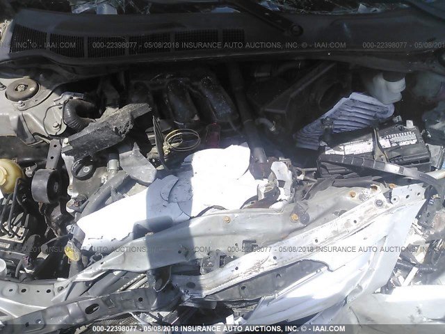 4T1BK46KX8U562989 - 2008 TOYOTA CAMRY LE/XLE/SE ნაცრისფერი ფოტო 10