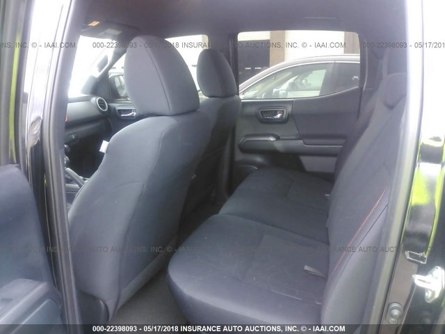 5TFCZ5AN0GX037464 - 2016 TOYOTA TACOMA DBL CAB/SR/SR5/TRD SPT/OR BLACK photo 8