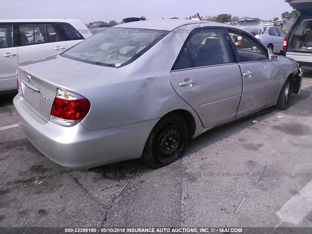 4T1BE32K25U632875 - 2005 TOYOTA CAMRY LE/XLE/SE TAN photo 4