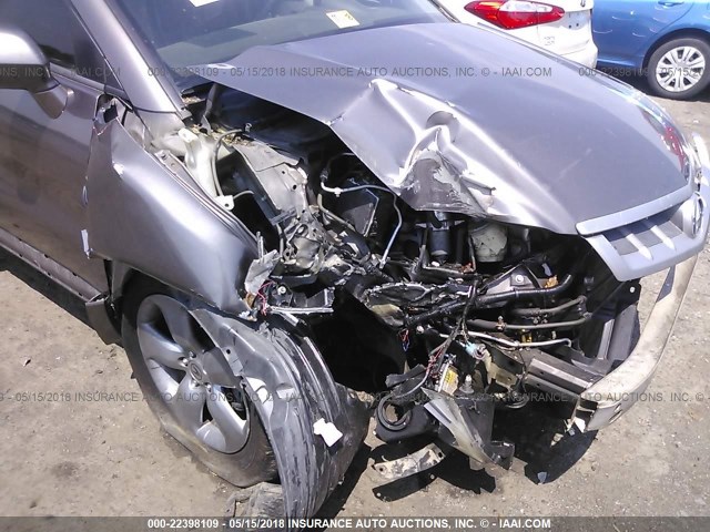 5J8TB18297A009479 - 2007 ACURA RDX GRAY photo 6