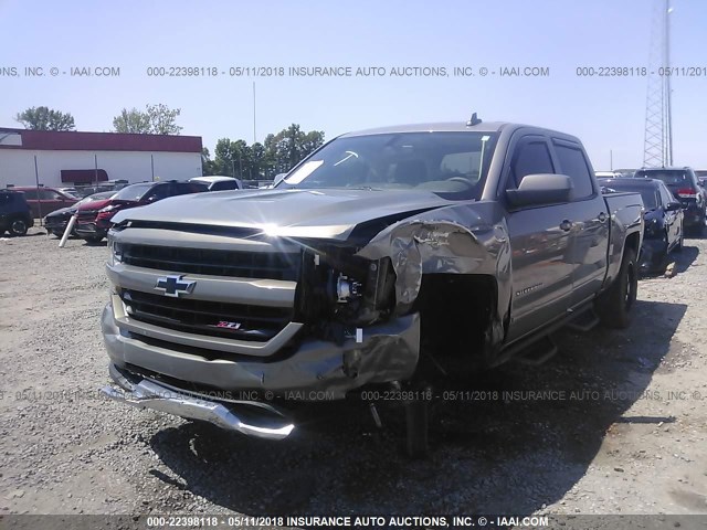 3GCUKREC3HG378503 - 2017 CHEVROLET SILVERADO K1500 LT GRAY photo 6