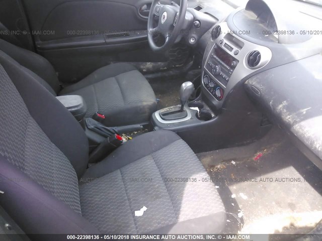 1G8AN18F37Z193684 - 2007 SATURN ION LEVEL 2 GRAY photo 5