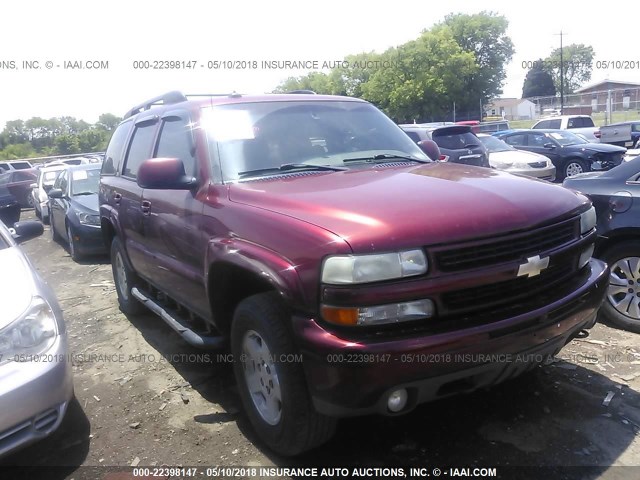 1GNEK13Z53R294499 - 2003 CHEVROLET TAHOE K1500 MAROON photo 1