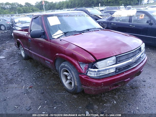 1GCCS1450Y8309564 - 2000 CHEVROLET S TRUCK S10 MAROON photo 6