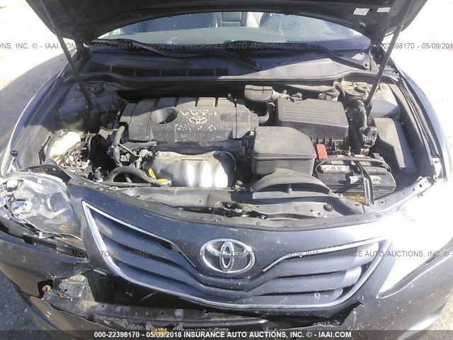 4T4BF3EK6AR048617 - 2010 TOYOTA CAMRY SE/LE/XLE GRAY photo 10