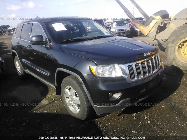 1J4RR4GGXBC534268 - 2011 JEEP GRAND CHEROKEE LAREDO BLACK photo 1