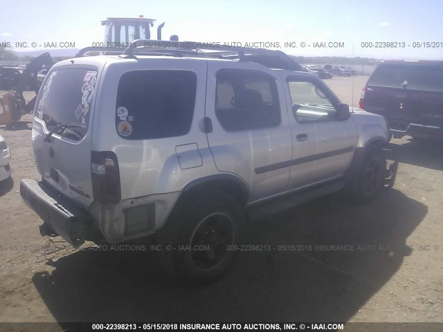 5N1MD28Y14C602661 - 2004 NISSAN XTERRA SE/SC SILVER photo 4