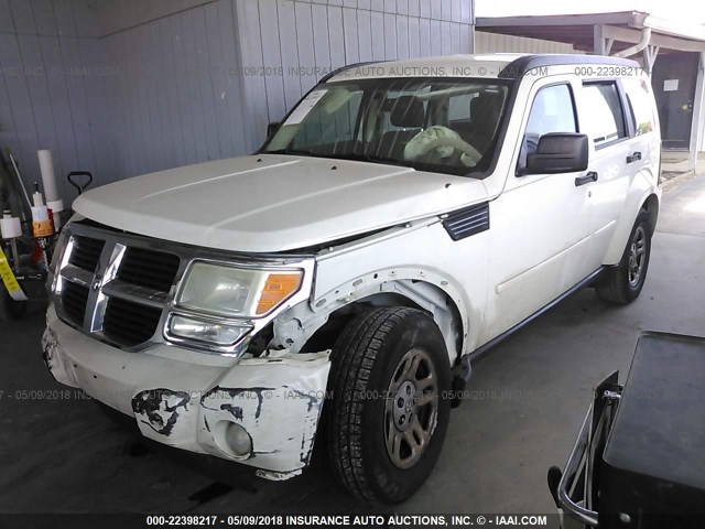 1D4PT2GK9AW107431 - 2010 DODGE NITRO SE WHITE photo 2