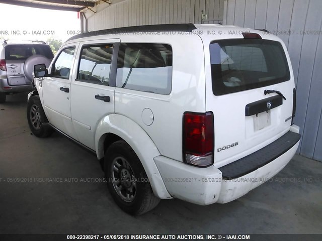 1D4PT2GK9AW107431 - 2010 DODGE NITRO SE WHITE photo 3