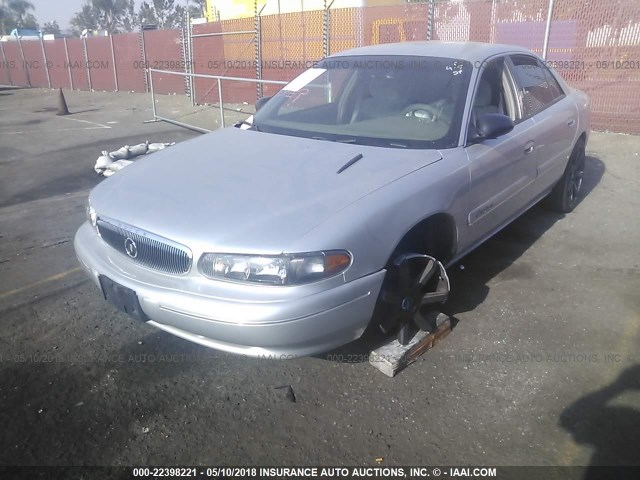 2G4WS52J411159175 - 2001 BUICK CENTURY CUSTOM SILVER photo 2