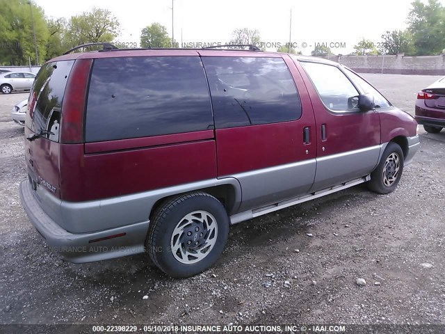 1GNDU06D8RT114704 - 1994 CHEVROLET LUMINA APV RED photo 4