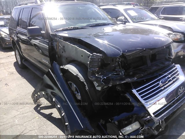 1FMEU63E38UA26841 - 2008 FORD EXPLORER XLT BLACK photo 6