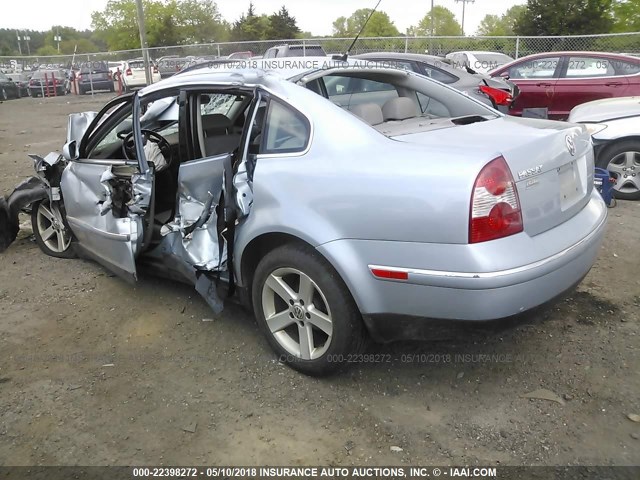 WVWRH63B64P151633 - 2004 VOLKSWAGEN PASSAT GLX 浅蓝色 照片 3