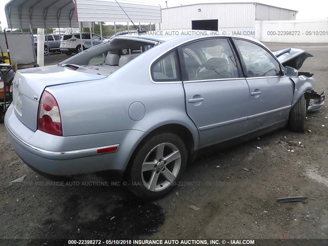 WVWRH63B64P151633 - 2004 VOLKSWAGEN PASSAT GLX 浅蓝色 照片 4