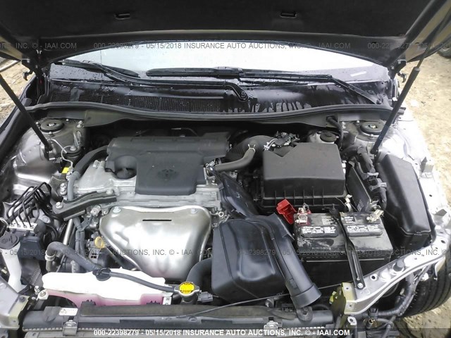 4T1BF1FK3GU118791 - 2016 TOYOTA CAMRY LE/XLE/SE/XSE GRAY photo 10