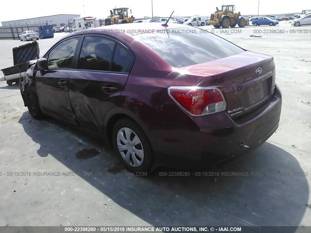 JF1GJAA67DH036396 - 2013 SUBARU IMPREZA RED photo 3