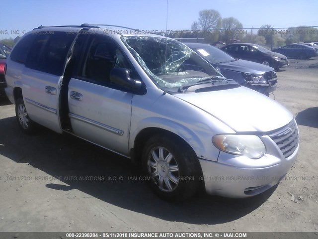 2C4GP54L55R206486 - 2005 CHRYSLER TOWN & COUNTRY TOURING SILVER photo 1
