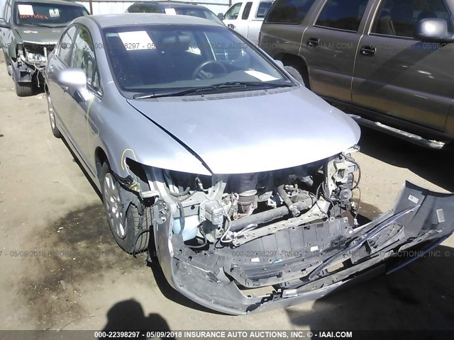 1HGFA46539L000850 - 2009 HONDA CIVIC GX SILVER photo 6