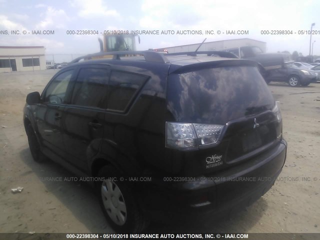 JA4AS2AW6BU036343 - 2011 MITSUBISHI OUTLANDER ES Qara foto 3