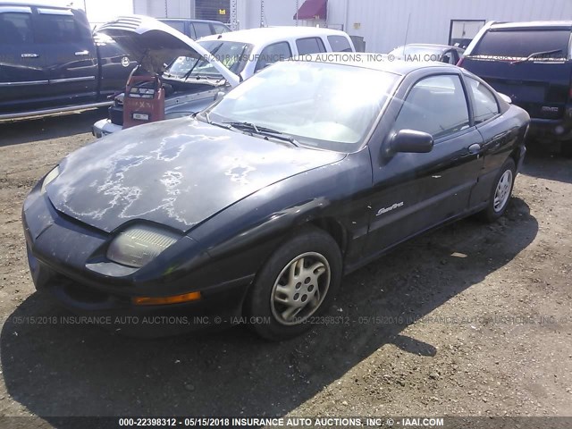 1G2JB1247X7545462 - 1999 PONTIAC SUNFIRE SE BLACK photo 2