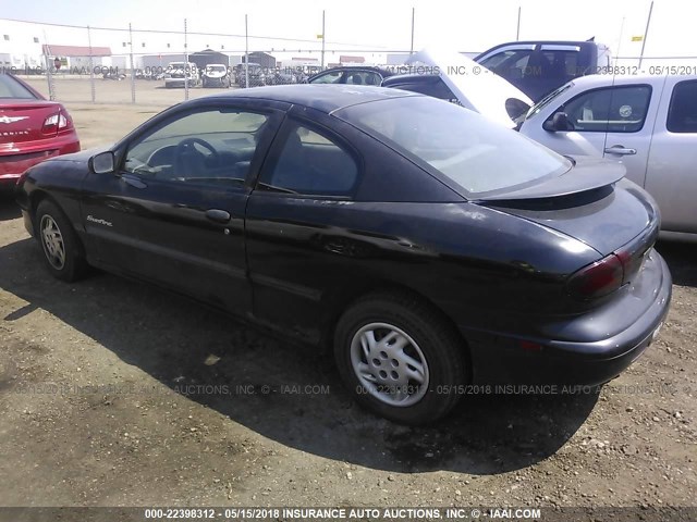 1G2JB1247X7545462 - 1999 PONTIAC SUNFIRE SE BLACK photo 3