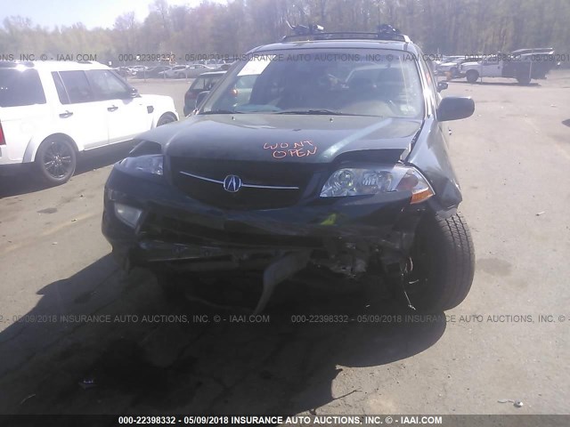 2HNYD18801H533237 - 2001 ACURA MDX TOURING GREEN photo 6