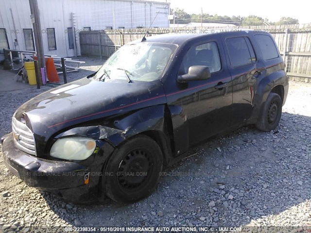 3GNDA13DX8S570120 - 2008 CHEVROLET HHR LS შავი ფოტო 2