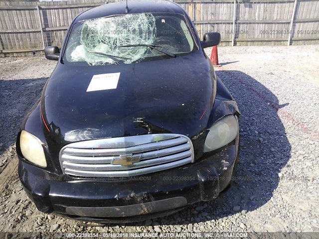 3GNDA13DX8S570120 - 2008 CHEVROLET HHR LS შავი ფოტო 6