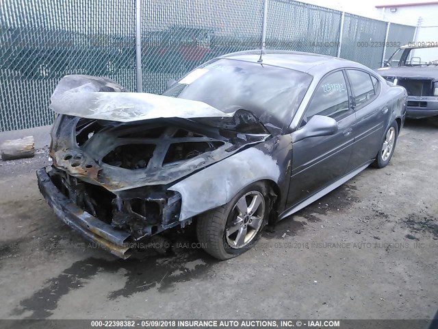 2G2WS522851283313 - 2005 PONTIAC GRAND PRIX GT GRAY photo 2