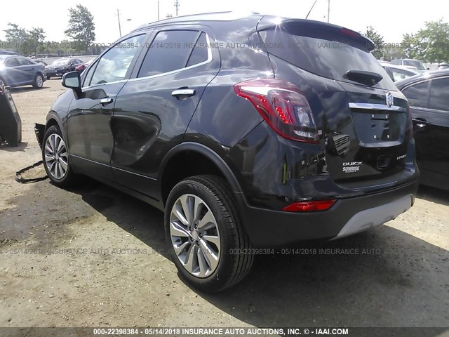 KL4CJASB9JB593940 - 2018 BUICK ENCORE PREFERRED Қара фото 3