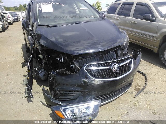 KL4CJASB9JB593940 - 2018 BUICK ENCORE PREFERRED Қара фото 6