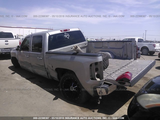 3GCEC13J17G515117 - 2007 CHEVROLET SILVERADO C1500 CREW CAB BEIGE photo 3