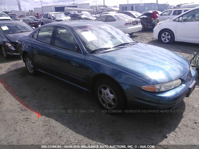 1G3NL52F02C256782 - 2002 OLDSMOBILE ALERO GL BLUE photo 1