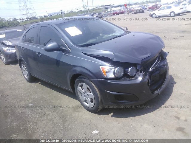 1G1JA5SH2D4147400 - 2013 CHEVROLET SONIC LS 灰色 照片 1
