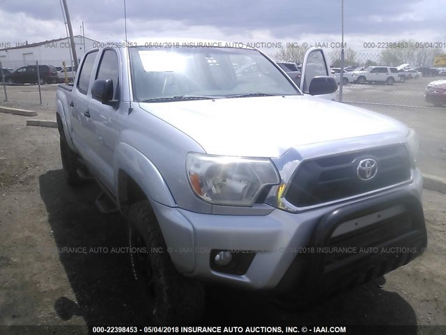 5TFLU4ENXCX045343 - 2012 TOYOTA TACOMA DOUBLE CAB ვერცხლისფერი ფოტო 6