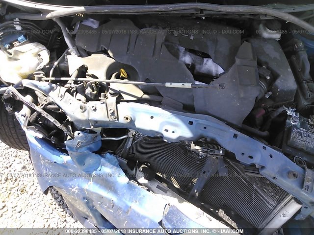 2T1KU4EE2AC514223 - 2010 TOYOTA COROLLA MATRIX  BLUE photo 10