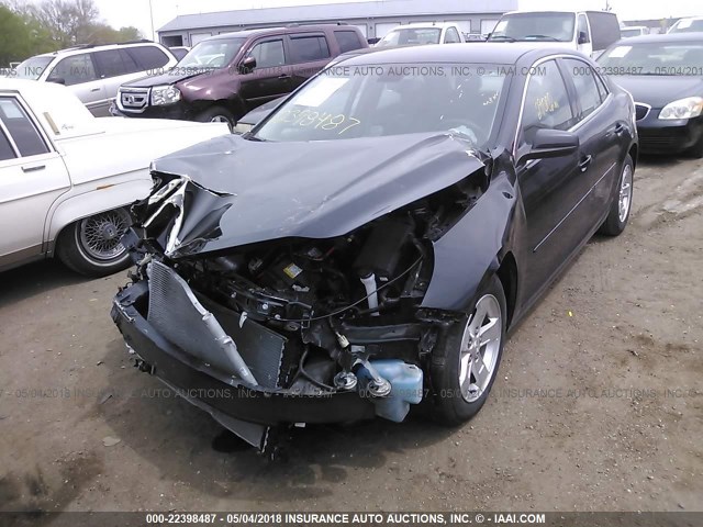 1G11B5SL6EF177068 - 2014 CHEVROLET MALIBU LS 黑色 照片 2