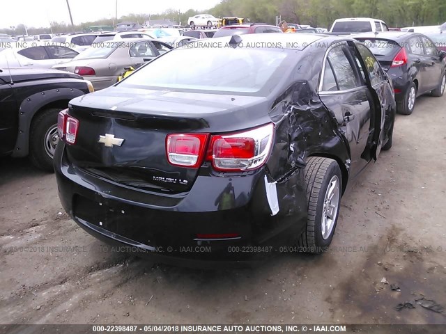 1G11B5SL6EF177068 - 2014 CHEVROLET MALIBU LS 黑色 照片 4