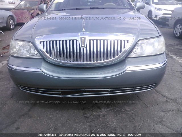 1LNHM81WX4Y683594 - 2004 LINCOLN TOWN CAR EXECUTIVE/SIGNATURE Yeşil fotoğraf 6