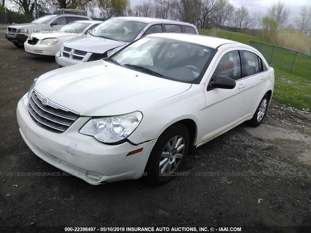 1C3CC4FB3AN117214 - 2010 CHRYSLER SEBRING TOURING WHITE photo 2