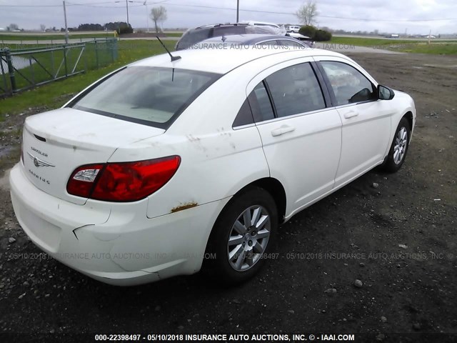 1C3CC4FB3AN117214 - 2010 CHRYSLER SEBRING TOURING WHITE photo 4