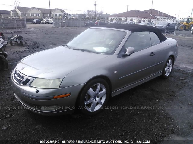 YS3FD79Y446000739 - 2004 SAAB 9-3 ARC GRAY photo 2