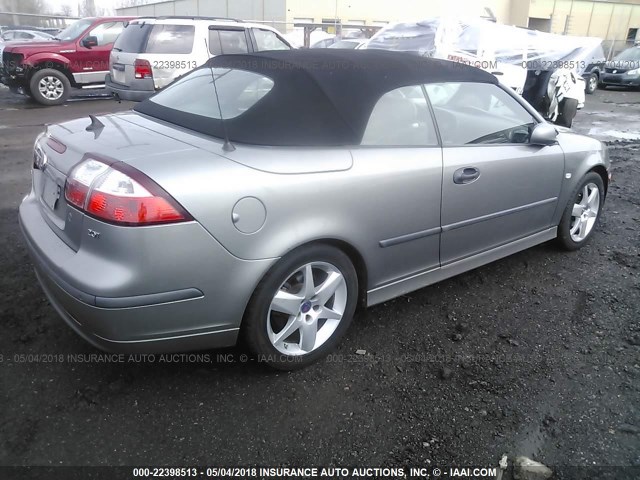 YS3FD79Y446000739 - 2004 SAAB 9-3 ARC GRAY photo 4